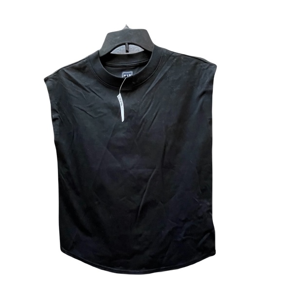 ❤️ GAP BLACK MUSCLE TEE SHIRT TOP SIZE XS NEW - Picture 1 of 4